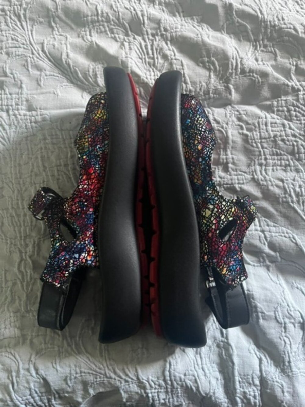 Wolky Jewel Multi-colored Sandal Size 38
